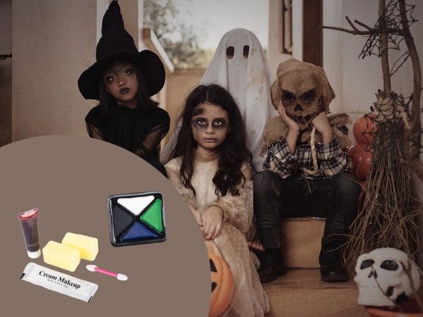 Falošné rany make-up pre halloween maľovať jazvy rany make-up kože