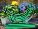Support pour plantes en pot 3 anneaux rond de jardin