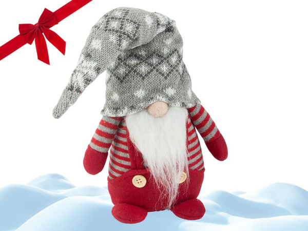 Fantasma de navidad fantasma rojo con barba de navidad 38cm suave