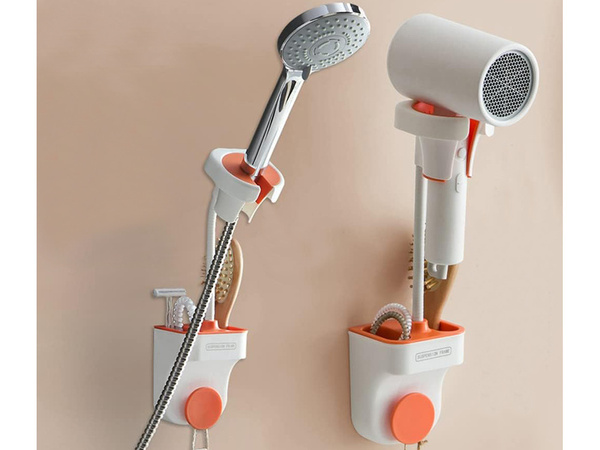 Dryer holder shelf wall organiser