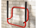 Crochet double porte-outils atelier vélo au garage