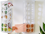 Organisateur de sacs plastiques universel blanc pour sacs plastiques