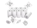 5pc thermopapier nachfüllen für mini-thermodrucker printś 55mm 5 rollen