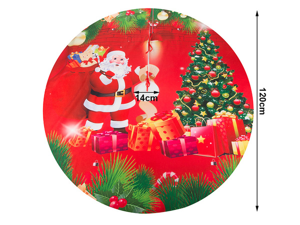 Christmas tree mat christmas cover gift wrap round