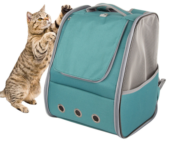 Bolsa de transporte mochila gato perro malla mochila
