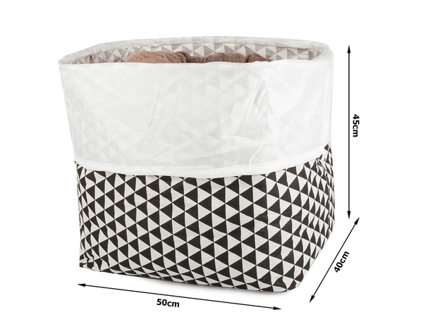 Összecsukható kosár a szennyes játékok nagy zárható