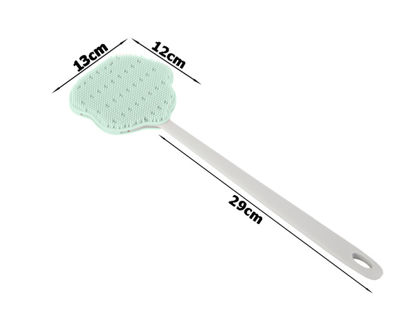 Hátsó testkefe fogantyúval szilikon mosószivacs