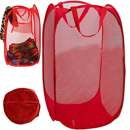 Folding laundry basket for toys large storage container handles