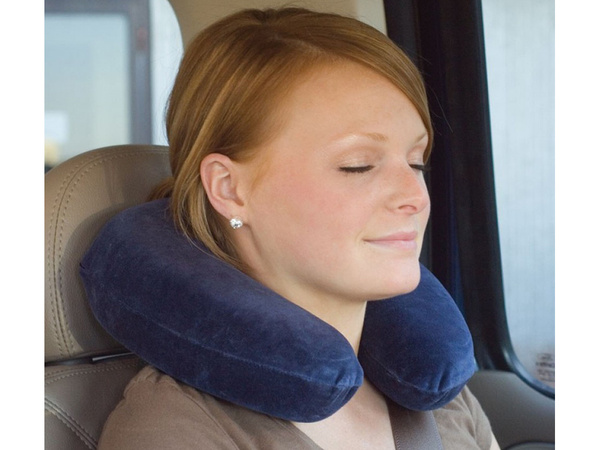 Travel neck cushion cornet for car travel memory headrest