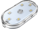 6 led lámpa rgb autós belső világítás vezeték nélküli kiegészítés