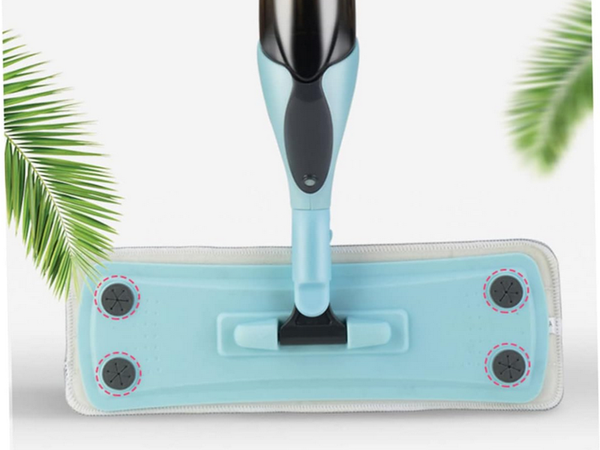 Pilnīgais mops ar sprayer rolling solid spray 3x microfibra pārklāpes