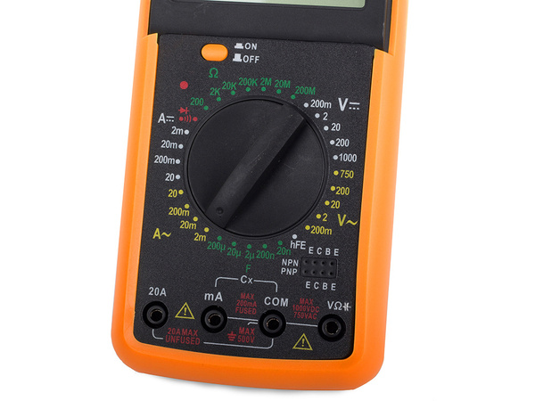 Digital multimeter current meter dt9205a lcd cyfra