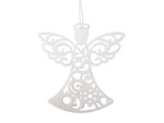 Árbol de navidad colgantes ángel 3pcs brillo adornos