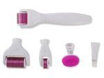 Rouleau derma pour mésothérapie par micro-aiguilles visage cou corps kit 6 en 1