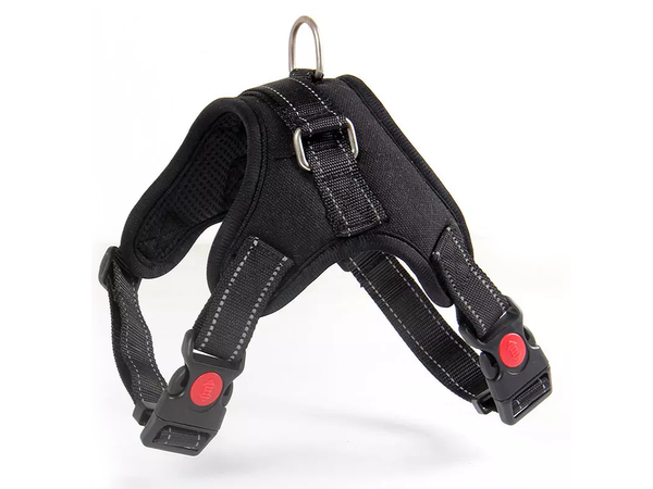 Sturdy, non-pressure harness for dogs handle light l