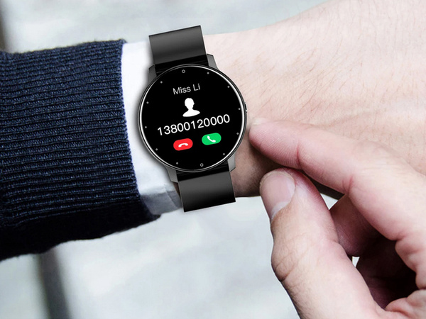 Viedpulkstenis sieviešu pulkstenis vīriešu gumijas siksna sporta bluetooth zvani