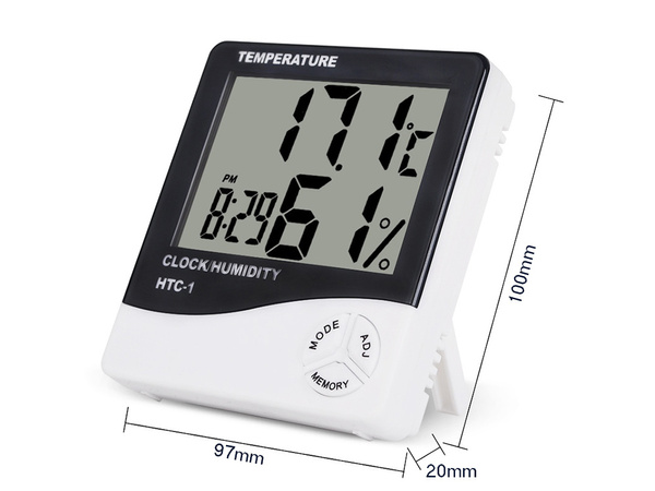 Elektronski termometer ura datum vremenska postaja