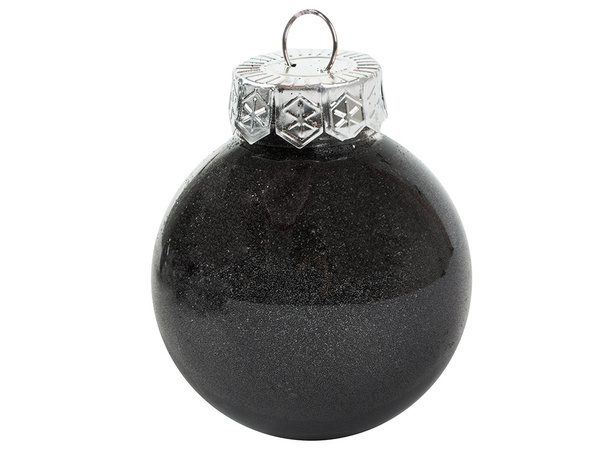 Bombes de choinka pour choin 6cm set de 24 vacances noires