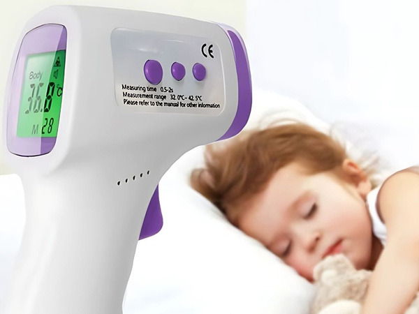 Kontaktivaba infrapunatermomeeter lcd elektrooniline täpne digitaalne
