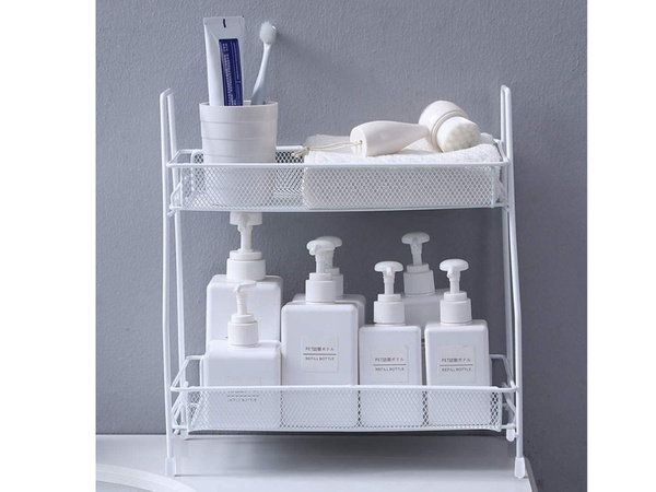 Kitchen shelf kitchen organiser standing two-tier loft spice rack