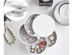 Boîte à bijoux organiseur boîte ronde coulissante