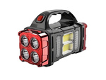 Torche solaire portable rechargeable led cob powerbank projecteur