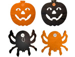 Guirnalda decorativa halloween calabaza/araña papel largo 3 metros
