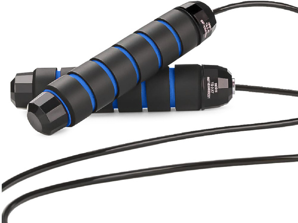 Fitness skipping rope with bearings adjustable crossfit