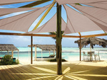 3x3x3m parasol de jardin imperméable triangle