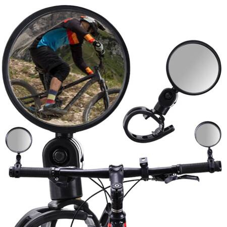 Miroir pour guidon de vélo convexe retro 360