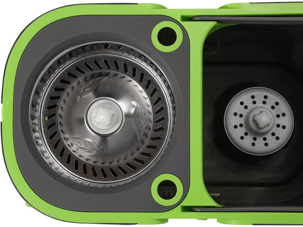 Роторная швабра 360 турбо ведро комплект 2x накладки из микрофибры