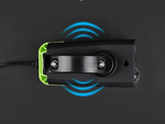 Puissante lampe de vélo avant led arrière volume teller battery 2in1