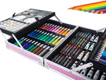 Művész készlet festőkészlet tartódobozban 145 db