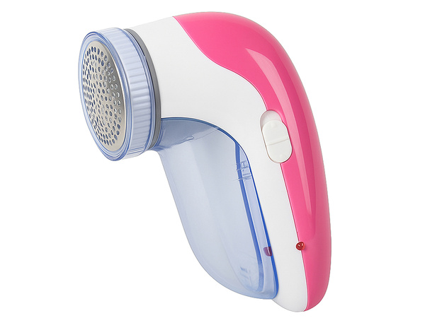 Clothes shaver for sweaters, upholstery, clothing, USB container, 3 blades, rechargeable battery