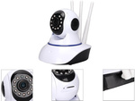 Ip kamera wifi elektroniskā aukle rotējošais audio iekštelpu kustības sensors