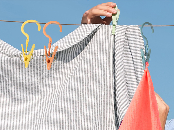 Pinza con gancho juego de 3 piezas pinza para secar ropa