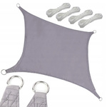 Sunshade téglalap alakú kerti vízálló vitorla 4x3m napellenző