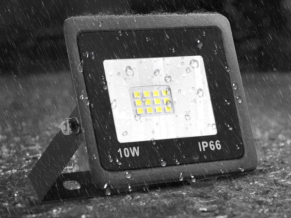 Proyector foco halógeno led 10w 6000k exterior estanco ip66
