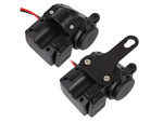 Prise allume-cigare moto voltmètre 2x usb