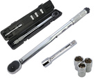 Kit synamometrique avec case 3 douilles 17/19/21 1/2 40nm - 210 nm