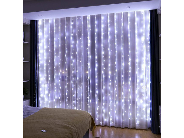 Mikro curtain 300 led drunk 3x3 závěsná světla