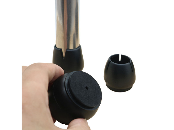 Krytky nohou židlí plst 12-16mm černá 16ks