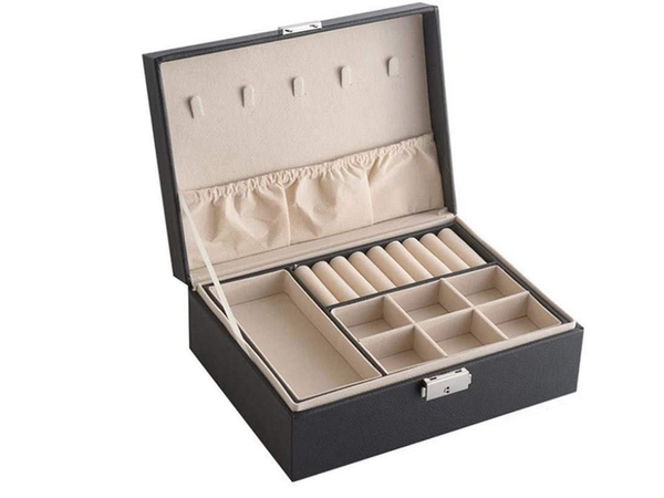 Coffret organisateur de bijoux boîte à clés élégante