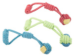 Dog toy chew tug rope strong long