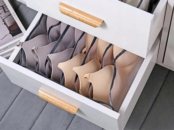 Organisateur de sous-vêtements tiroir à soutiens-gorge armoire 6 compartiments