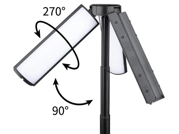 Lampe touristique lampe de camping torche télescopique multifonctionnelle led tente
