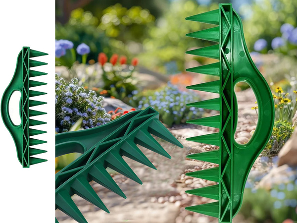Macetero de jardín con punzón manual de 12 agujeros