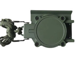 Professional tactical military compass metal lockable ruler