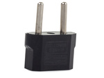 Adaptador de clavija adaptador de polaco a toma universal 125v - 250v 6a