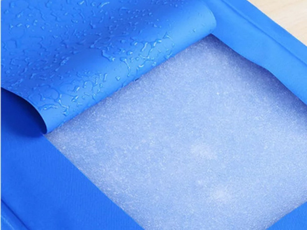 Mata refrigerante de gel resistente al agua para perros animales 50x40cm gato piernera